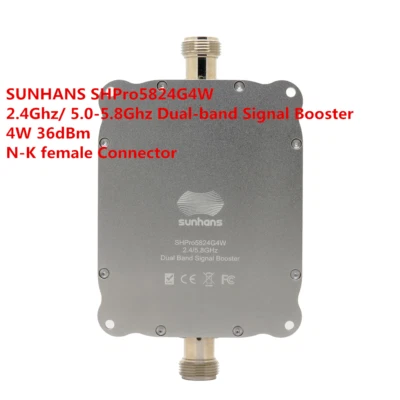 Sunhans 2.4G 5G Dual Band 4W Wireless Repeater Indoor Drone Wifi Signal Booster - Image 1 of 4