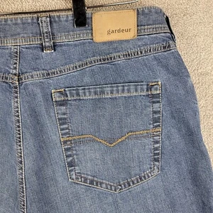 Vintage Gardeur Jeans Men's 38x32 (37x31) German Faded Denim Regular Straight - Picture 1 of 23