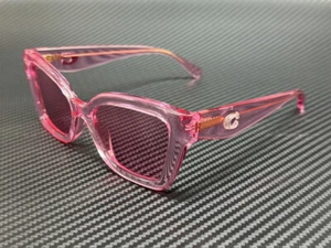 COACH HC8405U 583084 Transparent Pink Women's 54 mm Sunglasses - Picture 1 of 5