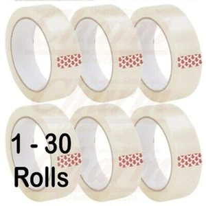 Nastro da imballaggio nastro trasparente forte rotoli nastro adesivo per pacchi 24 mm x 35 m nastro selotape - Foto 1 di 3