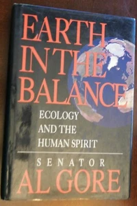 Earth In The Balance Al Gore 1992 Very Good Cond Houghton - Foto 1 di 3