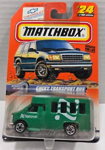 1999 Matchbox #24 Speedy Delivery Series 5 Chevy Transport Passenger Bus #36458 - Bild 1 von 3