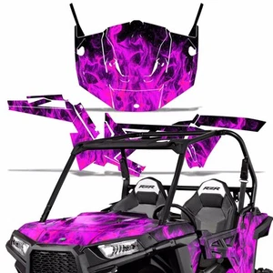 UTV Graphics SxS Decals Stickers For Polaris RZR 900 TRAIL 2DR 15-20 ICE PK - Picture 1 of 4