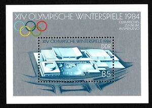 OPC 1983 Germania DDR Olympic S/S Mi #2843 blocco 74 Sc#2388 nuovo di zecca 44893 - Foto 1 di 1