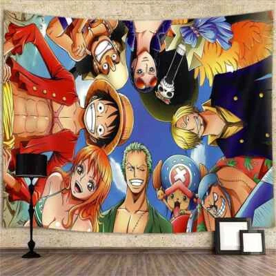 Decke Anime One Piece Poster XXL Wandteppich Wandbehang Fototapete Wandtapete - Bild 1 von 4