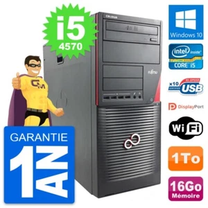 PC tour Fujitsu Celsius W530 MT Core i5-4570 RAM 16Go Disc 1To Windows 10 Wifi - Bild 1 von 7