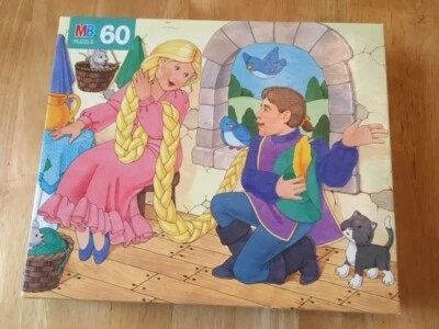 Milton Bradley - Rompecabezas de libro de cuentos Rapunzel - 60 piezas - Sin abrir/sellado Foto 1 de 3