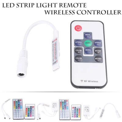RGB Mini 3/24/44 Key IR Remote Wireless Controller LED Strip Light for 3528 5050 - Image 1 of 4