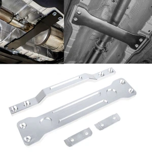 Silver Driveshaft Tunnel Brace For VW & Audi Mk7/Mk8 GTI Leon 5F FWD MQB EVO - Bild 1 von 10