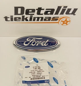 FORD FUSION 2002-2012 EMBLEMA DISTINTIVO FORD OVALE ANTERIORE ORIGINALE 1207555 - Foto 1 di 6