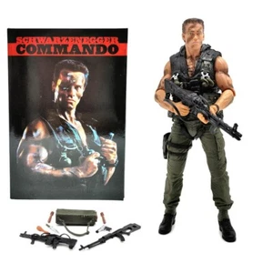 NECA Commando John Matrix Schwarzenegger 7" Action Figure Model Toy NEW IN BOX