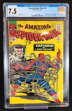 Amazing Spider-Man #25 CGC 7.5 VF- (Marvel 65) Ditko Lee, 1st Cameo Mary Jane