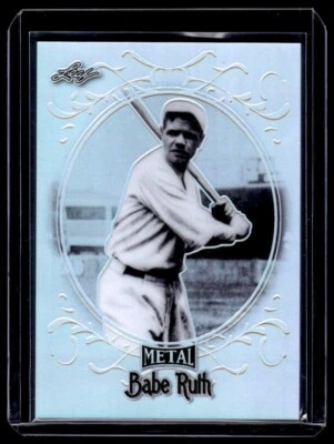 2019 Leaf Metal Babe Ruth Collection #42 Babe Ruth New York Yankees - Image 1 of 2