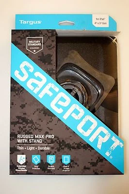 Targus Safeport Rugged Max Pro w/ Stand Apple iPad 3rd & 4th Gen - THD064US - Image 1 of 2