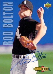 1993 Upper Deck ROD BOLTON Signed Card autograph AUTO WHITE SOX - Picture 1 of 1