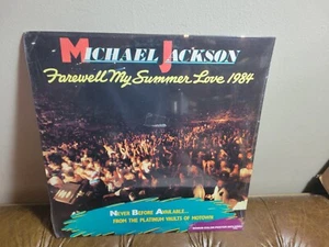 MICHAEL JACKSON FAREWELL MY SUMMER LOVE RARE SEALED ORIG '84 MOTOWN LP w/POSTER - Picture 1 of 1