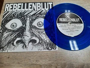 Rebellenblut 7 INCH BLUE VINYL 1991 German Import Punk - Picture 1 of 1