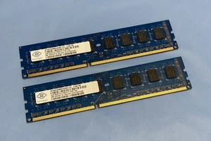 8GB (2 x 4GB) Nanya NT4GC64B8HG0NF-CG PC3-10600U 2Rx8 DDR3 Computer Memory RAM - Picture 1 of 3