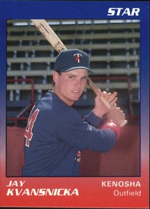 1989 (BB) Kenosha Twins Star #11 Jay Kvansnicka - NM-MT