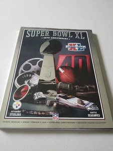 PITTSBURGH STEELERS SUPERBOWL XL PROGRAM HOLOGRAM VERSION - Picture 1 of 3