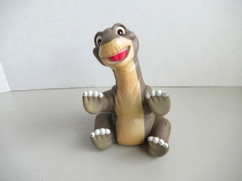 VTg LAND BEFORE TIME Vinyl LITTLEFOOT Reading Reward Hand Puppet PIZZA HUT Cover