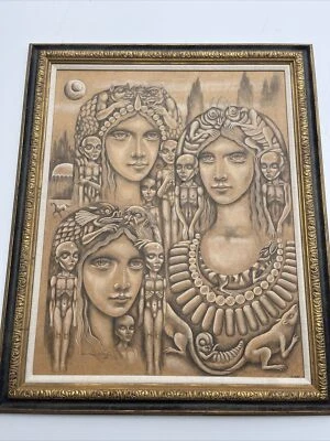 PINTURA SURREALISMO CHARLES WARE MODERNISMO MAGISTRAL MEJOR RETRATO DESNUDO LISTADO Foto 1 de 4