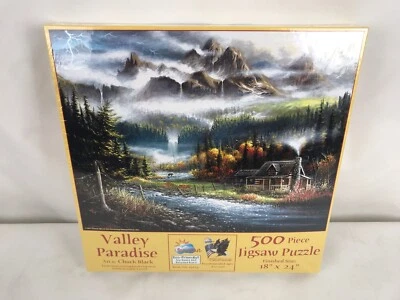 Rompecabezas Valley Paradise Art by Chuck Black 500 piezas 18 X 24 (A1) Foto 1 de 4