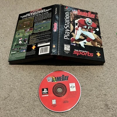 NFL Gameday 足球游戏索尼 PlayStation 1 PS1 长盒无手册 — 第 1/4 张图片