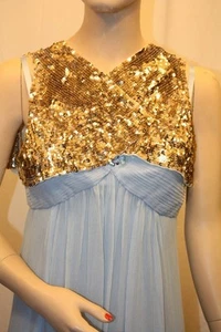 NUEVO CHAL SUÉTER BCBGMAXAZRIA DORADO POLIÉSTER TALLA M/L - Imagen 1 de 6