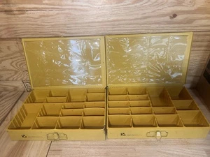 2x Kar Products Small Parts Organizer Metal Box Hardware Accessories FREE SHIP - Picture 1 of 13