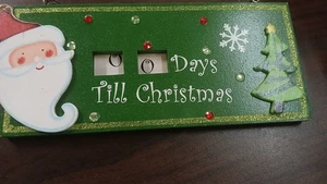 Countdown "Tage bis Weihnachten" aus Holz - Bild 1 von 2