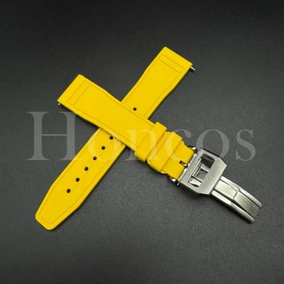 Correa de reloj de goma de silicona FKM 20 21 22 MM liberación rápida se adapta a IWC Foto 1 de 2