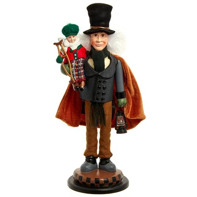New Kurt Adler Hollywood 17" Bob Cratchit And Tiny Tim Nutcracker HA0688 MIB - Image 1 of 4