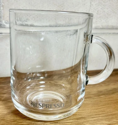 Juego de 4 tazas de café Nespresso Vertuo de vidrio transparente de 13 oz usadas en excelente estado Foto 1 de 4