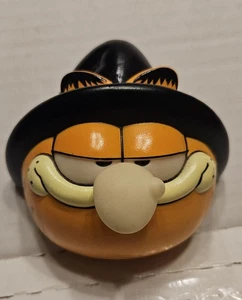 Vintage Halloween Garfield Katze Hexe leuchtet im Dunkeln Türknauf Abdeckung ES LEUCHTET! - Bild 1 von 2