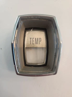 1964-1965 OEM LINCOLN CONTINENTAL DASH "TEMP" GAUGE HOUSING - Image 1 of 4