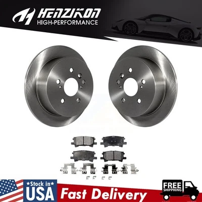 Rotores de freno traseros pastillas de cerámica para Lexus RX330 RX350 RX400h Highlander 2004-2009 Foto 1 de 4