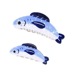 Blue Sardines Hair Clips, for Girls Thick Thin Hair Fashion Hair Accessorie ne- - Bild 1 von 19