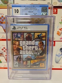 Grand Theft Auto V PlayStation 5 CGC 10 A++ Perfect PS5 Sealed New Graded