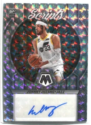 2022-23 MOSAIC SCRIPTS BASKETBALL CARD  RS-JUZ  JOHNNY JUZANG  ROOKIE AUTO - Image 1 of 4