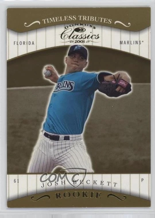 2001 Donruss Classics Rookie Timeless Tributes /100 Josh Beckett #105 - Image 1 of 2