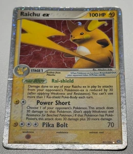 Raichu ex 97/106 EX Emerald Ultra Rare Holo HP See Pictures - Picture 1 of 2