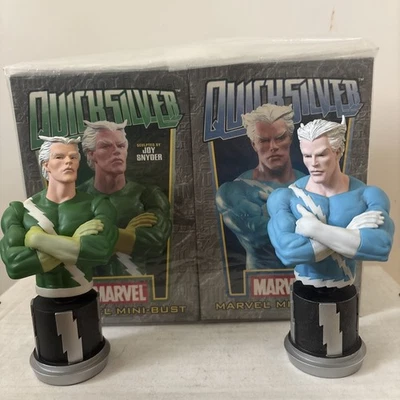 Minibustos Bowen Designs Quicksilver X 2 X-Men 2005 #505/1000, 806/3000 - Marvel Foto 1 de 4