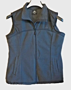 Snozu Vest Women's Medium Gray Fleece Full Zip Front Pockets Hiking Camping - Picture 1 of 11