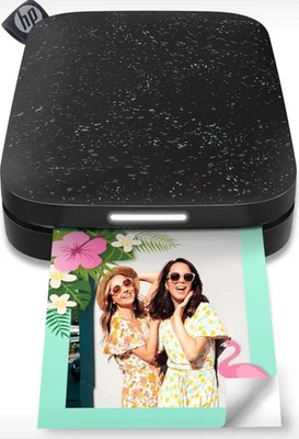 HP Sprocket 2x3 Inch Black Zero Ink Photo Printer - Image 1 of 4