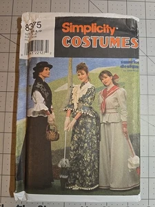 Simplicity 8375 Sewing Pattern Downton Abbey Titanic Skirt Top Dress Costume New - Picture 1 of 2