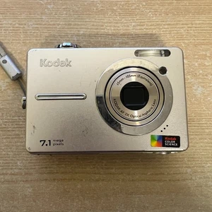 Kodak EasyShare C763 7.1MP Compact Digital Camera Silver UNTESTED - Picture 1 of 8