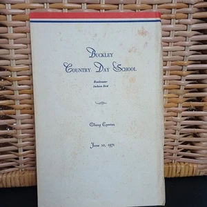 Buckley Country Day School Roslyn, NY Closing Exercises Graduation Booklet 1971 - Picture 1 of 8