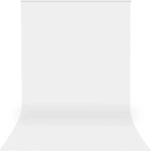 Hridz 2Mx3M White Muslin Backdrops for Photography Background -Pocket model - Picture 1 of 5