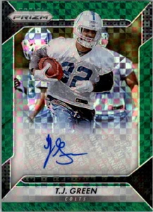Autógrafos de novato Panini Prizm 2016 Prizms Green Power T.J. verde automático/49 - Imagen 1 de 2